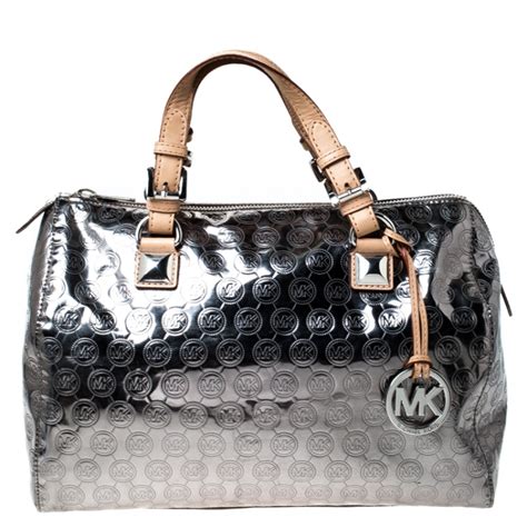 michael kors silver bag uk|michael kors handbags silver.